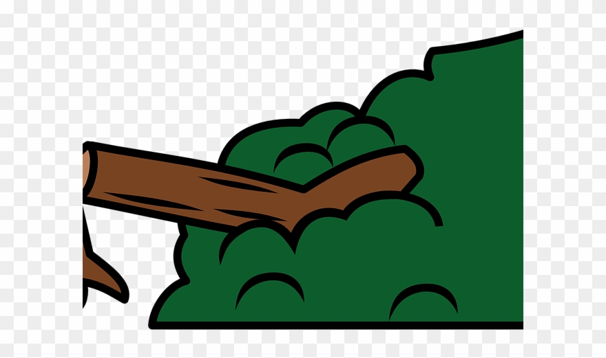 Stump Clipart Fallen Log - Broken Tree Clip Art - Png Download