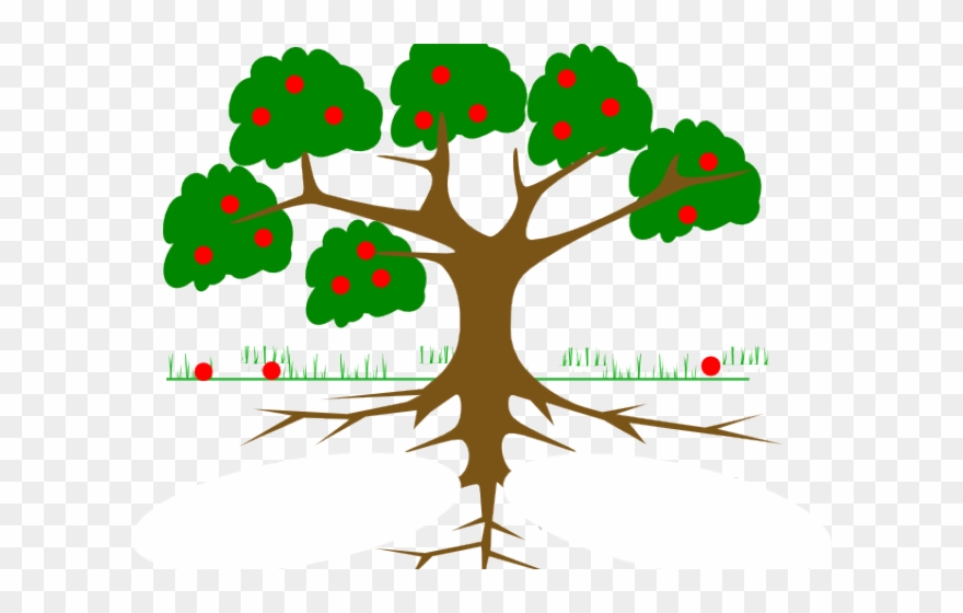 Roots Clipart Rooted Tree - Clip Arts Tree With Roots - Png Download