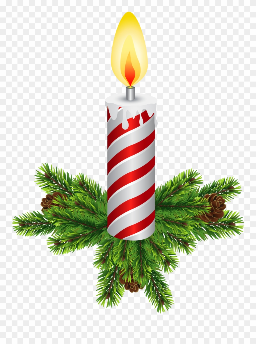 Clip Art Black And White Library Candles Transparent - Png Download