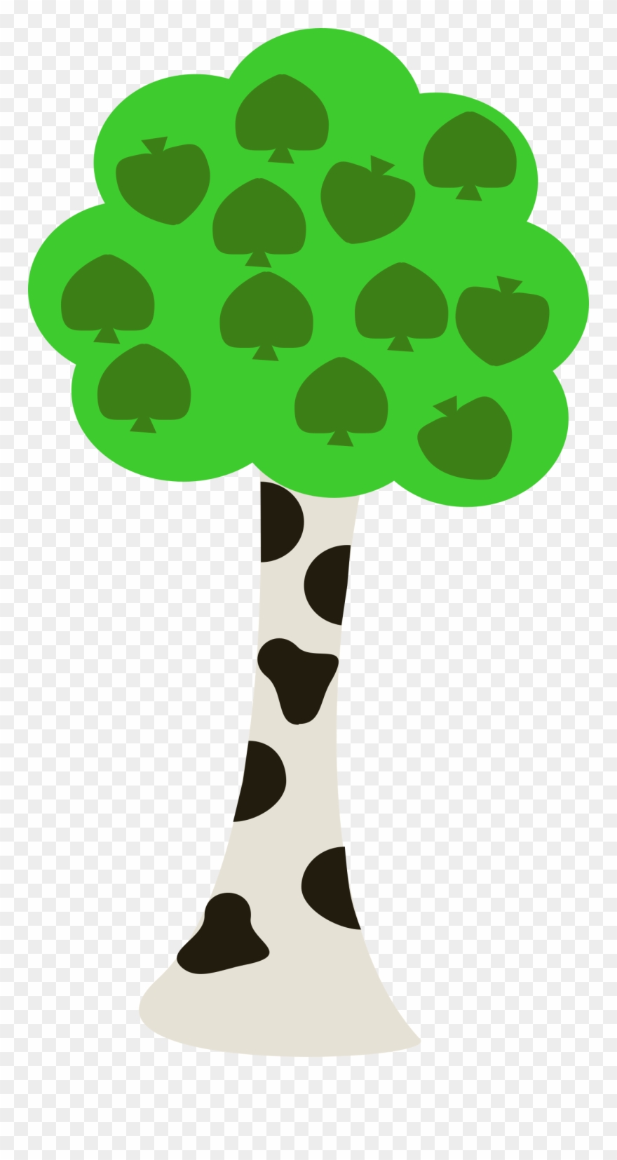 Onlinelabels Clip Art - Cartoon Tree - Png Download