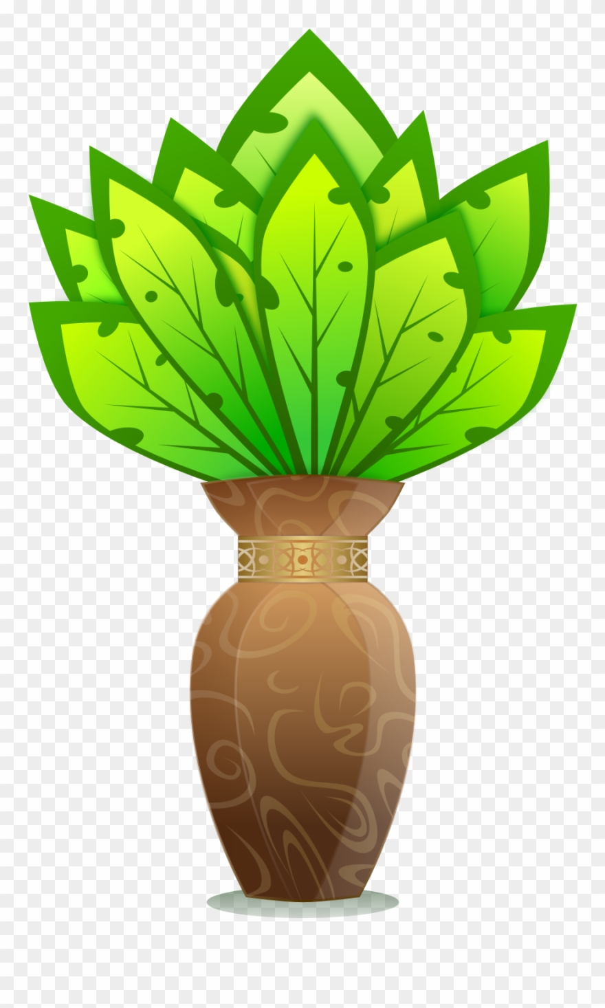 Plant Images Free Download Clip Art On - Cartoon Plant In Vase - Png Download