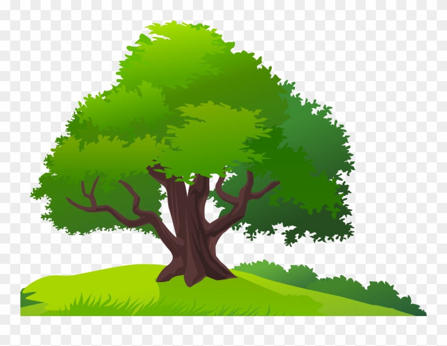 Tree And Grass Png Clipart Image - Trees And Grass Clipart Transparent Png