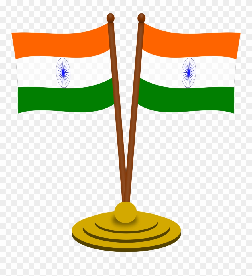 Image India Flag Clip Art - Indian Flag Clipart Png Transparent Png