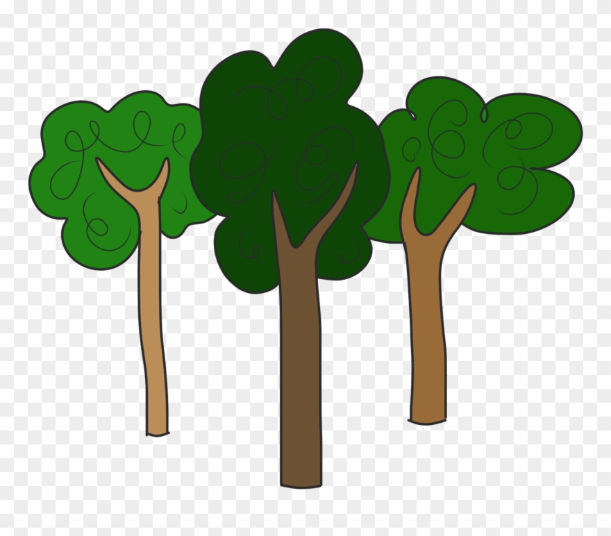 Trees Tree Clipart Free Clipart Images - Clipart Forest Trees Png Transparent Png
