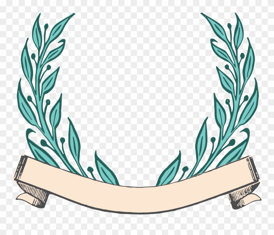 Vintage Leaf Clipart 5 By Scott - Ribbon Vector Vintage Png Transparent Png