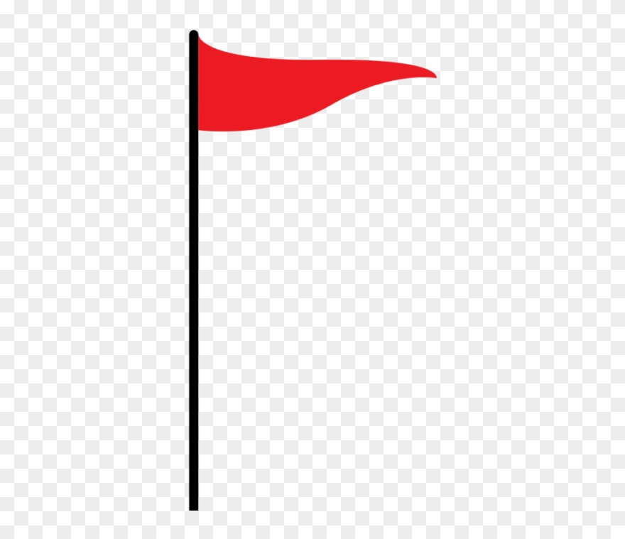 Flag - Red Flag Vector Clipart