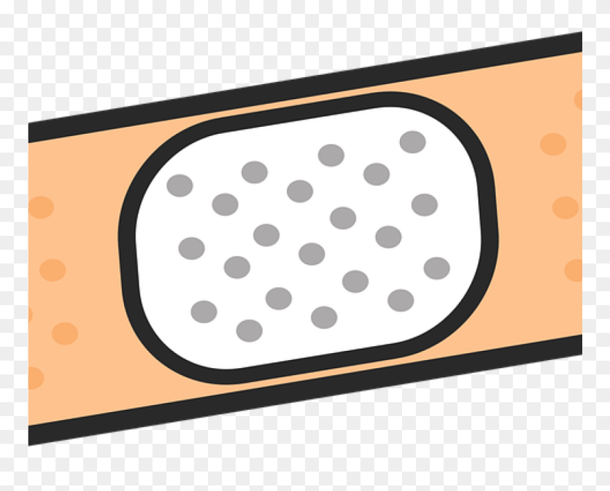 Bandaid Clip Art Collection Of Free Bandaging Clipart - Bandage First Aid Clipart - Png Download