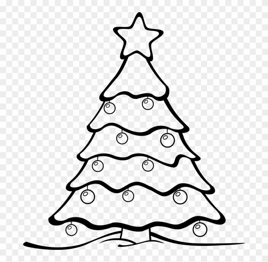 Medium Size Of Christmas Tree - Merry Christmas Tree Drawing Clipart