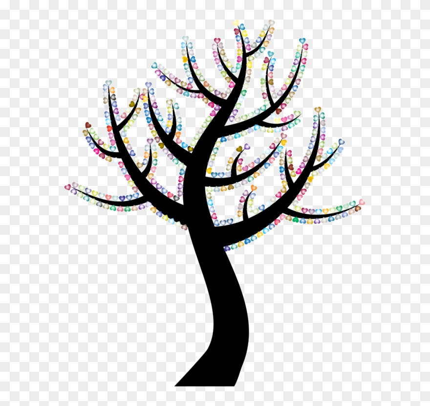 Tree Trunk Computer Icons Leaf Branch - Clip Art Colorful Tree Png Transparent Png