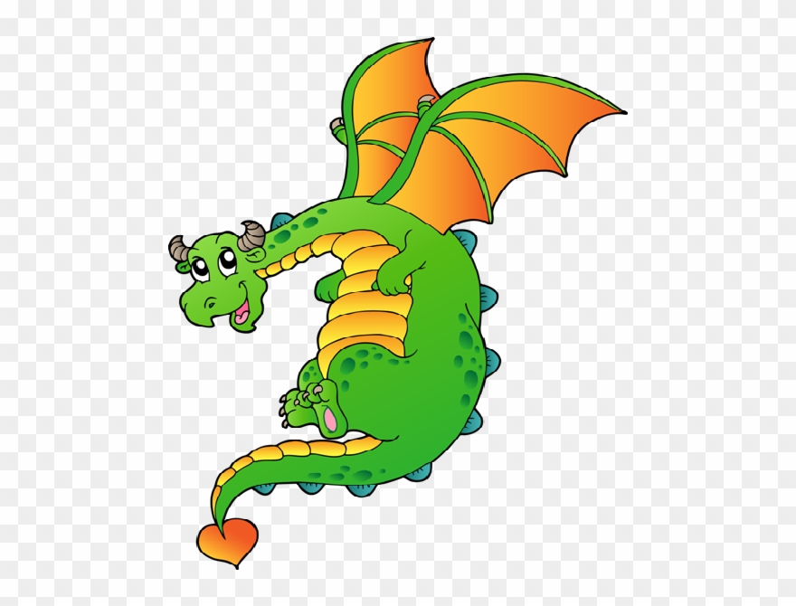Green Dragon Clip Art - Png Download