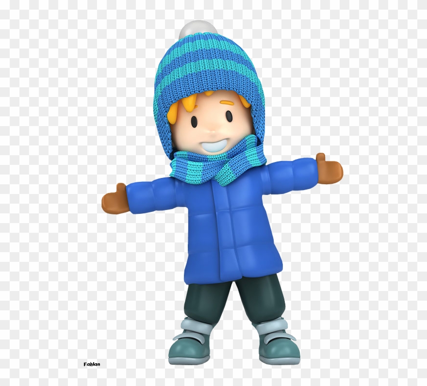 Winter Clip Art Winter Clipart For Kids Com Free For - Winter Boy Cartoon - Png Download
