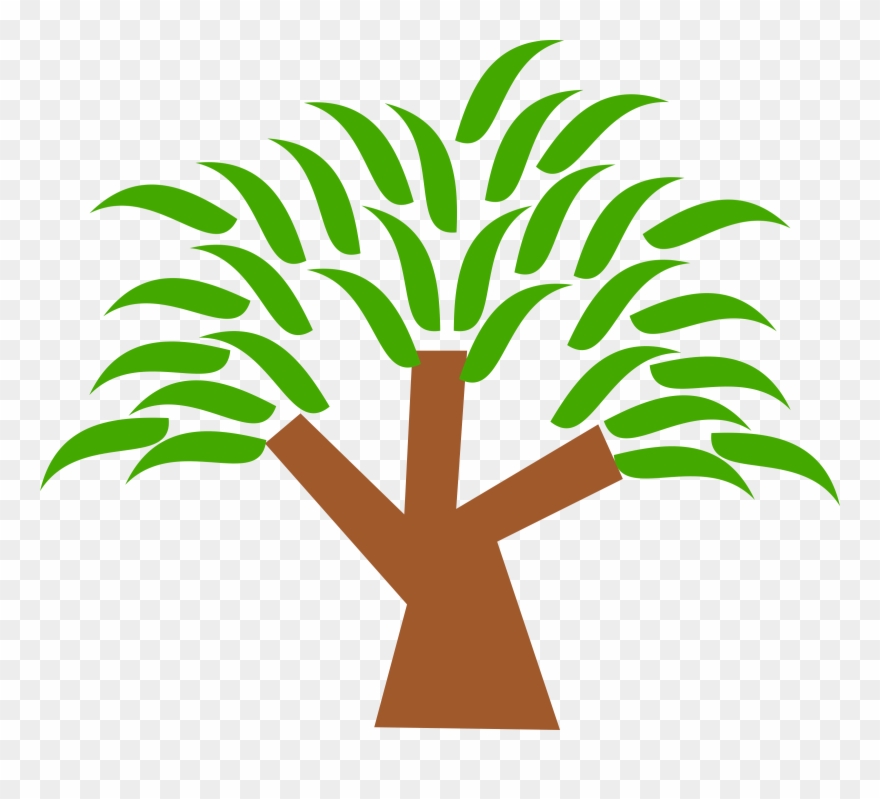 Flower Tree 14 Background Wall Paper Wallpaper Art - Trees Clipart - Png Download