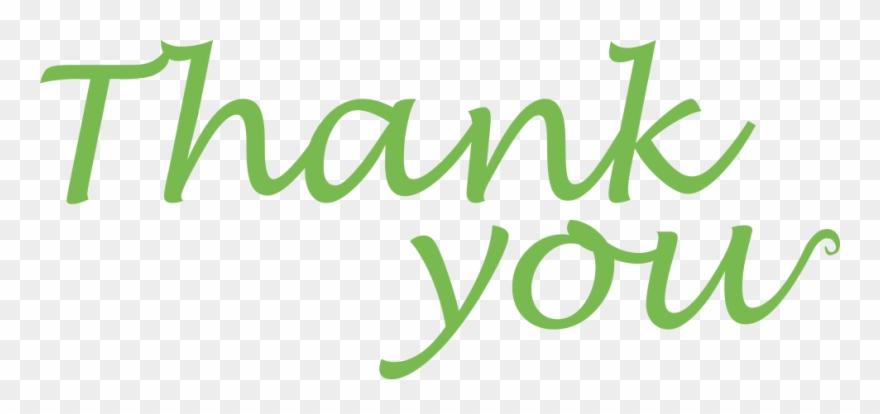 Christmas Thank You Thank You Clip Art 5 Library - Thank You Green Transparent - Png Download