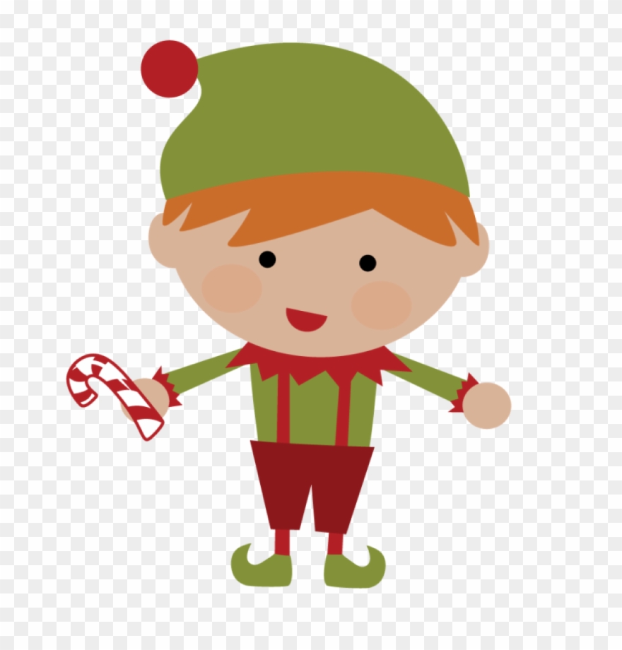 Cutting Cliparts - Christmas Elf Clipart Transparent - Png Download