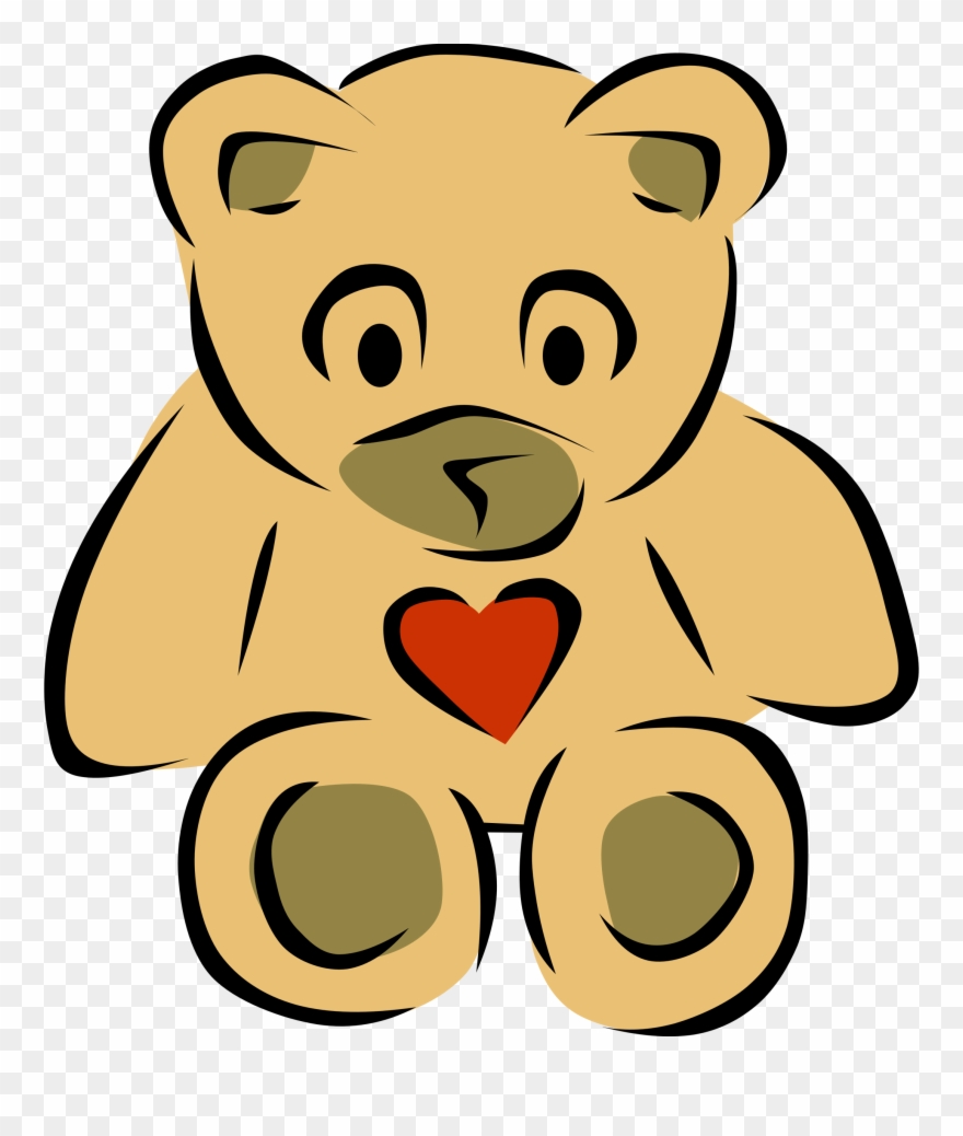 Vector Clip Art Free Clipart Images - Teddy Bear Clip Art - Png Download