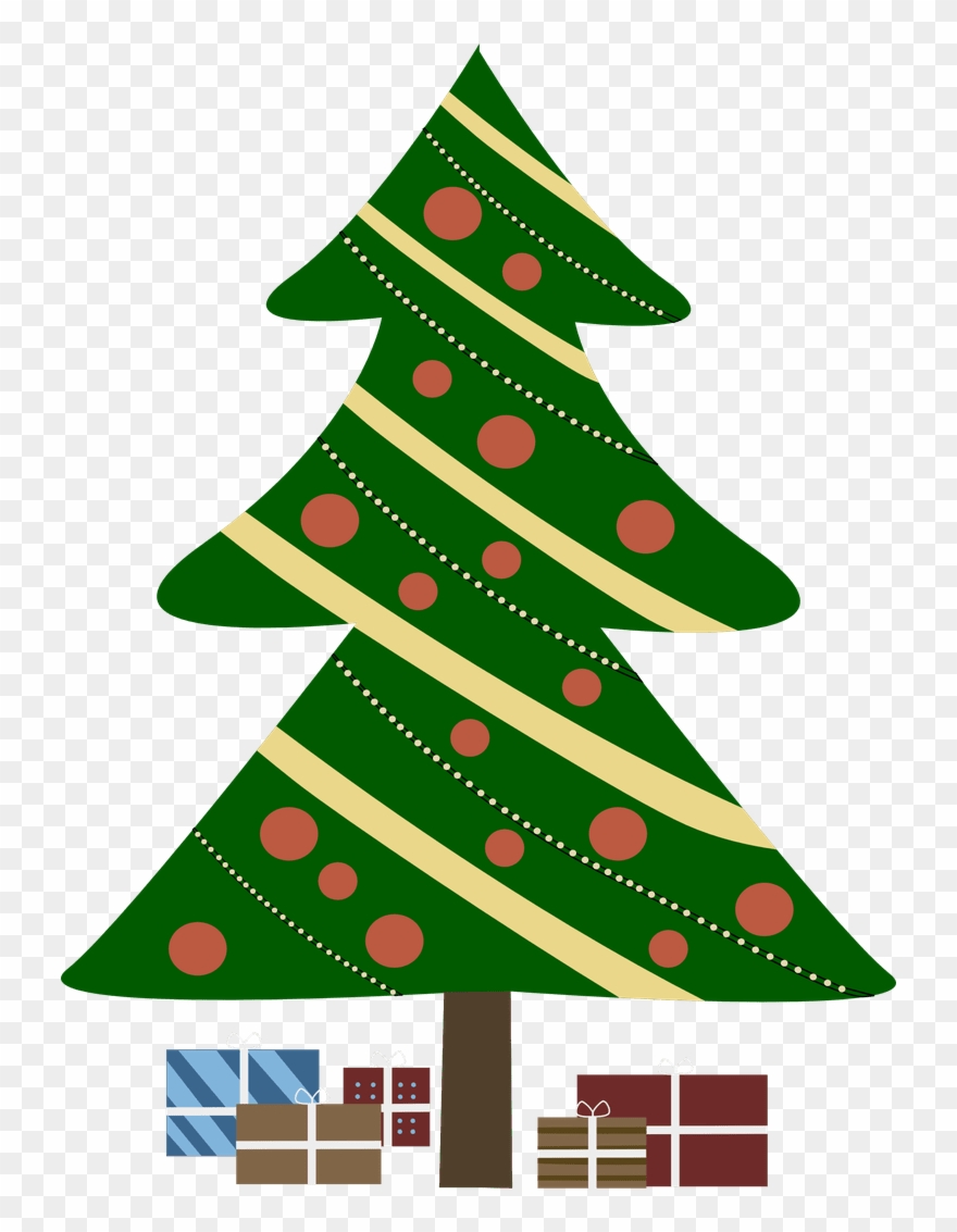 Where To Download Free Clip Art Of Christmas Trees - Clip Art Of Christmas Tree - Png Download