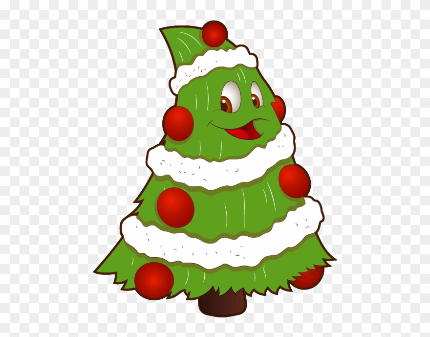 Tree Clipart Funny - Transparent Christmas Tree Png