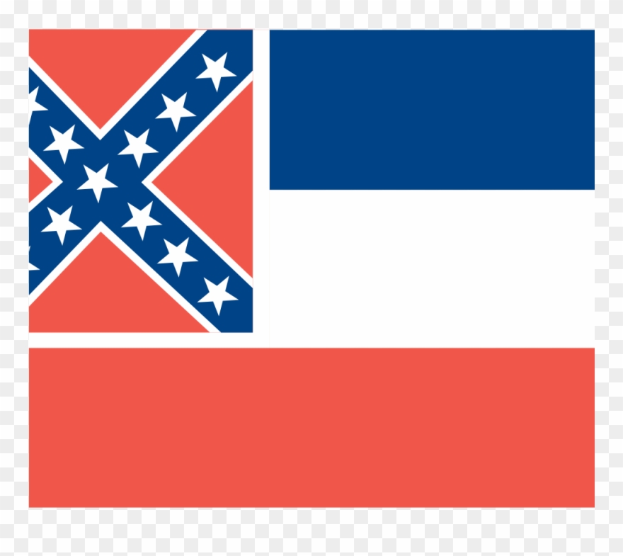 Clipart Info - Mississippi Flag - Png Download