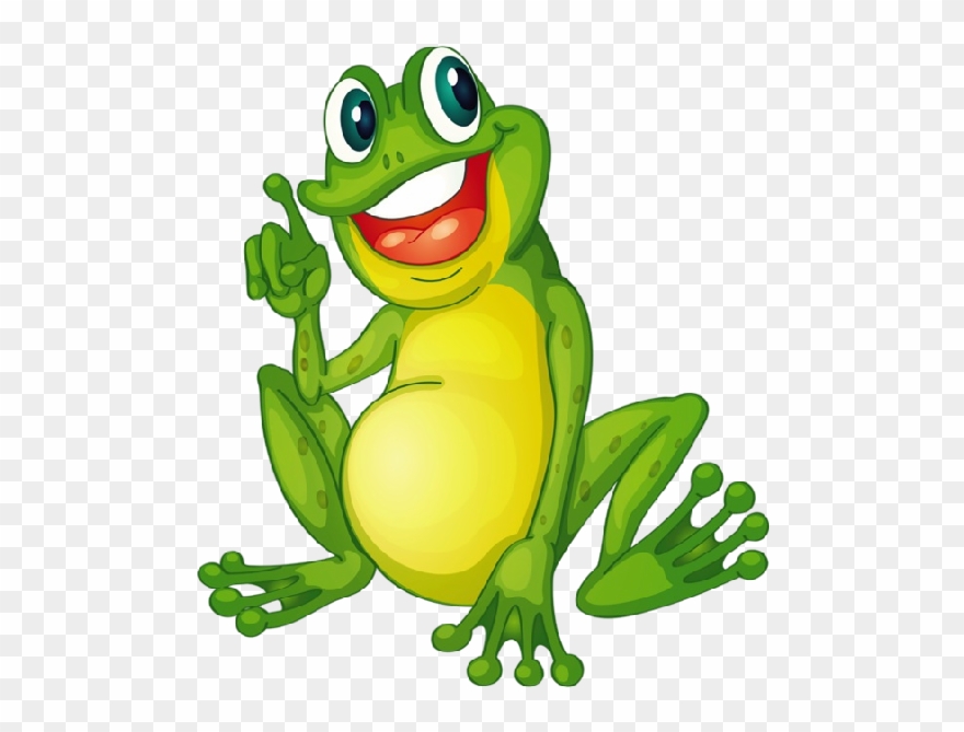 Funny Frog Cartoon Animal Clip Art Images - Funny Cartoon Frogs - Png Download