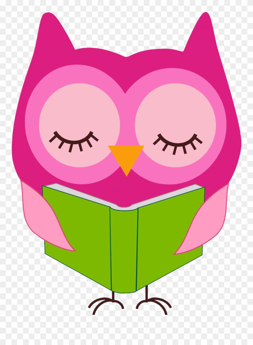 Book And Owl Clipart Collection - Owl With Book Clipart - Png Download