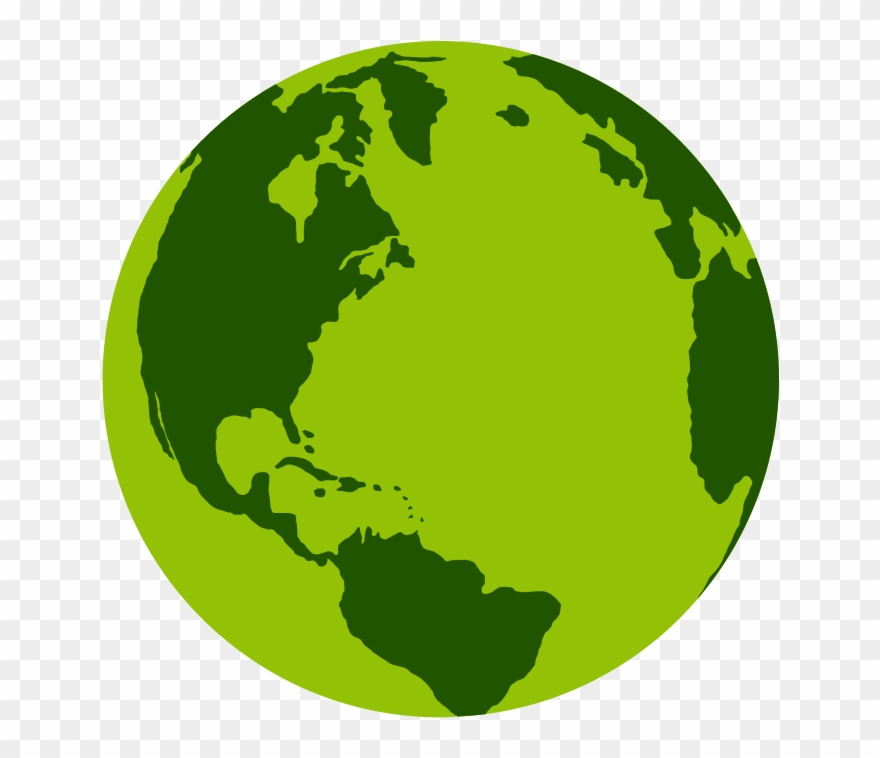 Globe Clipart Png - Go Green Logo Png Transparent Png