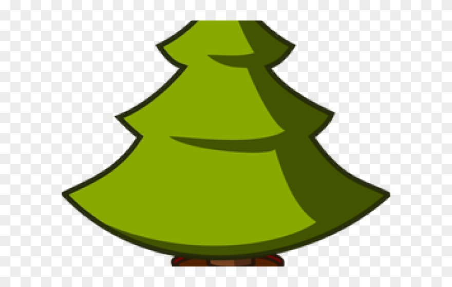 Tree Clipart Clipart Public Domain - Christmas Tree Cartoon Transparent - Png Download