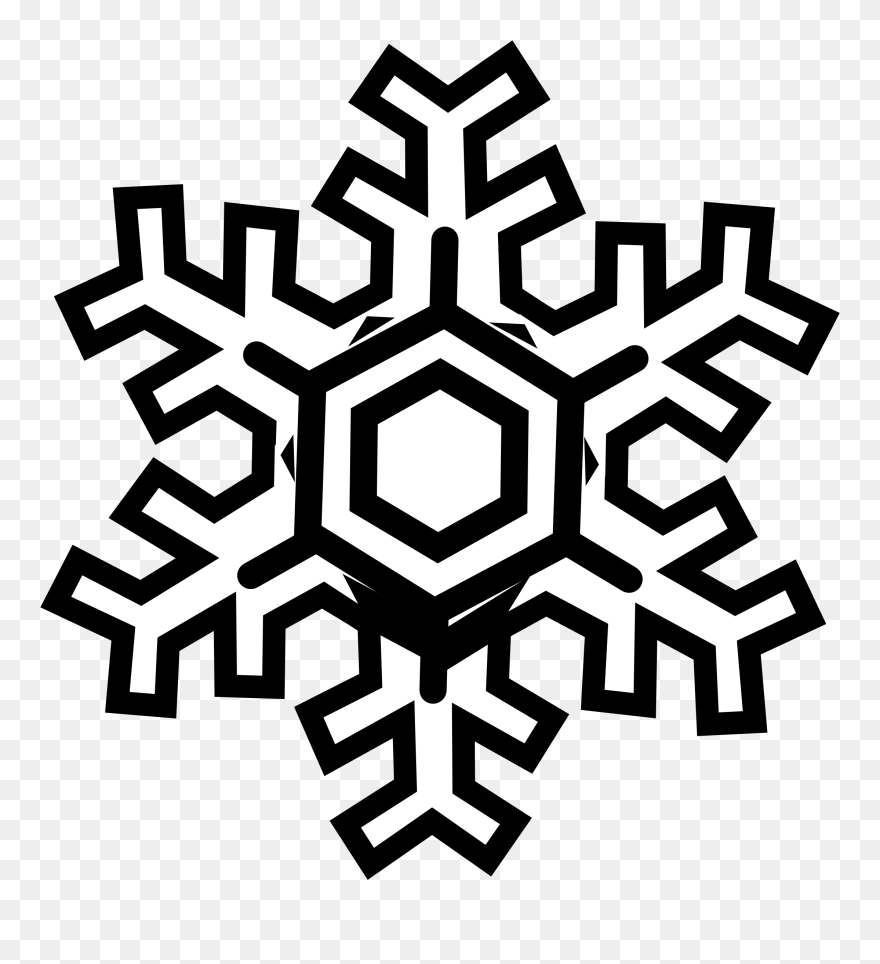 Black And White Snowflake Clip Art Hd Images 3 Hd Wallpapers - Snowflake Clip Art - Png Download