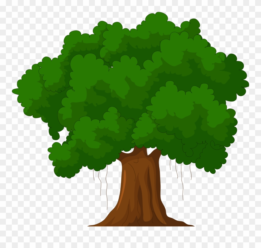 Cartoon Green Tree Clipart Web Clipart Cliparting - Jennifer The Brave [book] - Png Download
