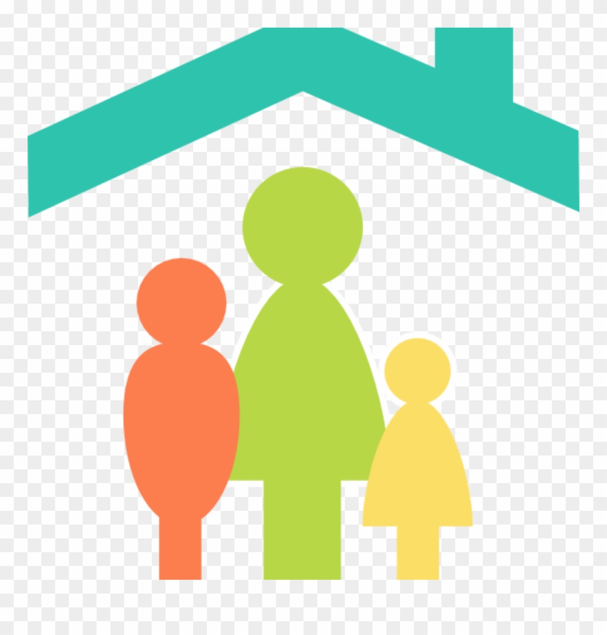 Family Home Clip Art At Clkercom Vector Clip Art Online - Family Clipart Vector Png Transparent Png