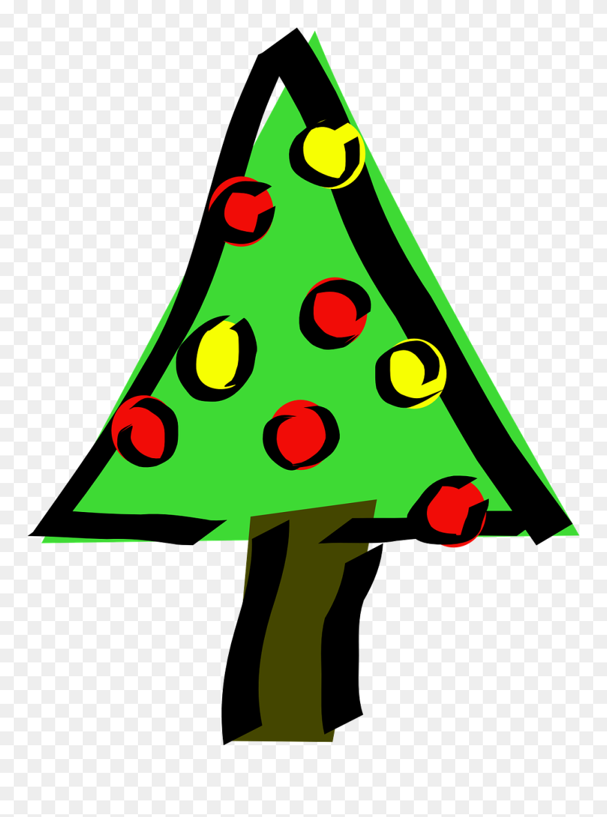 Christmas Tree Small Clipart 300pixel Size, Free Design - Christmas Tree Clipart Small - Png Download
