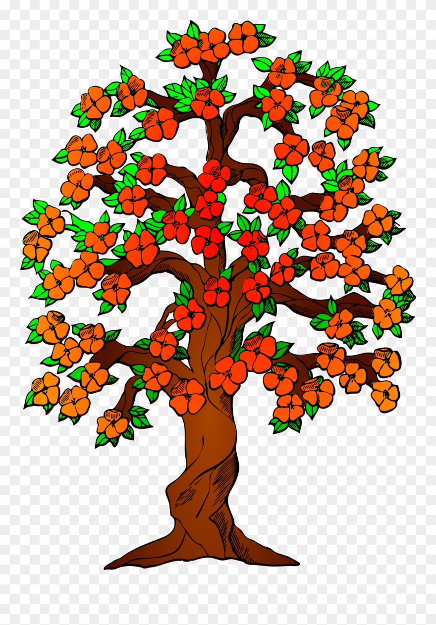 Tree Clipart Rose Apple - Png Download