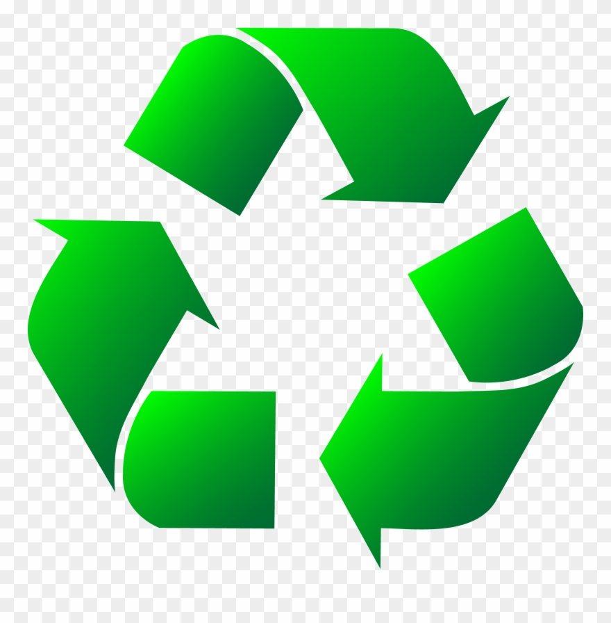 Green Recycle Logo Clipart - Png Download
