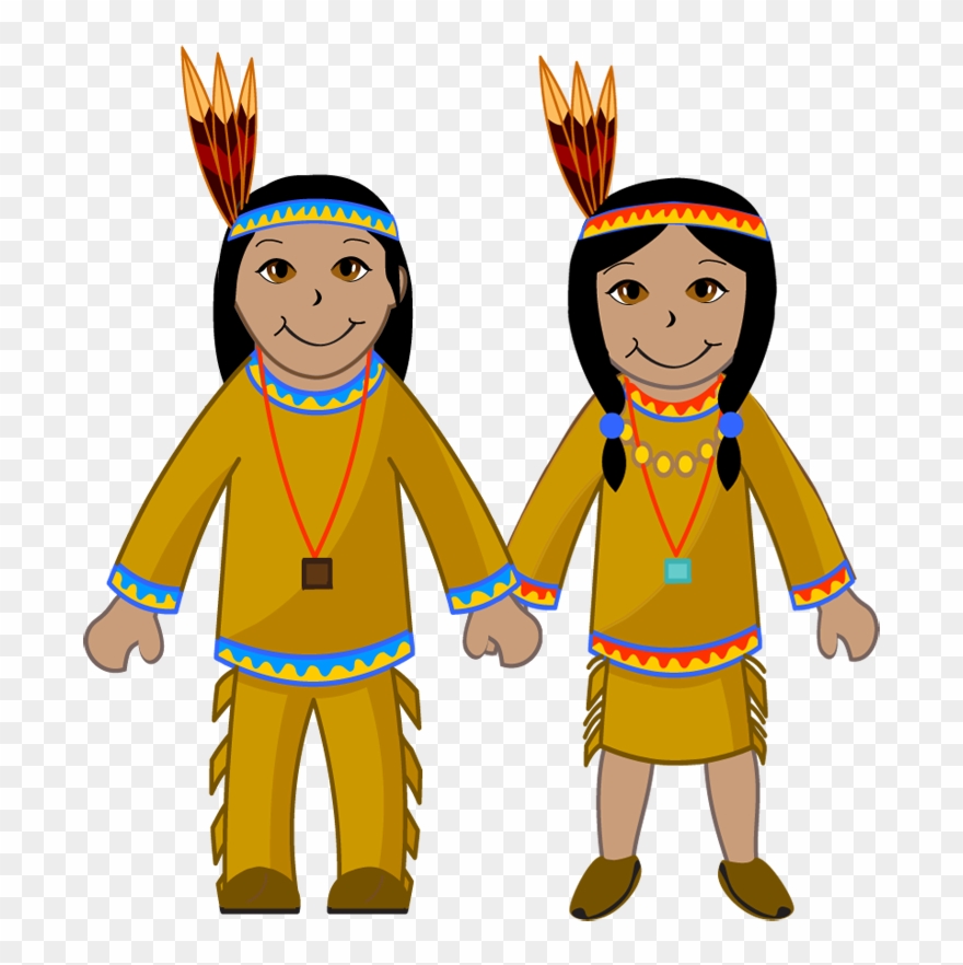 Free Native American Clipart The Cliparts - Native American Girl Png Transparent Png