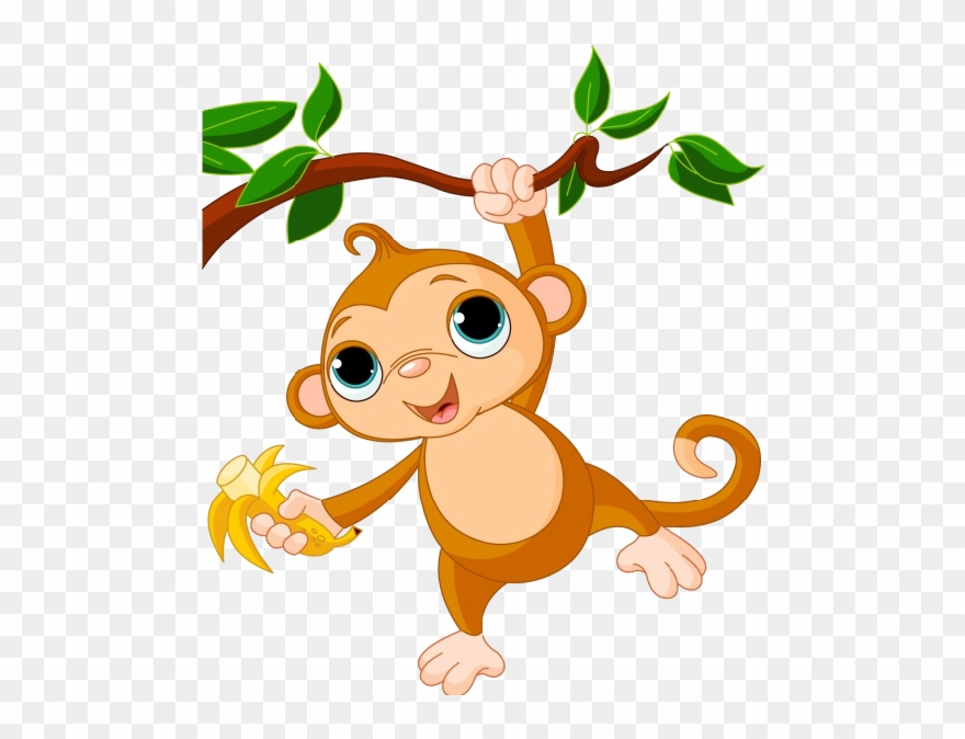 Monkey Images Clip Art - Cartoon Clipart Monkey - Png Download