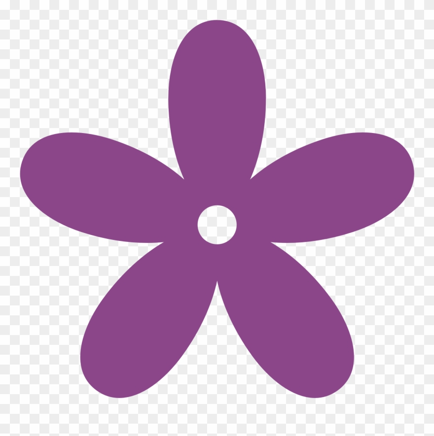 Orchid Clipart - Retro Flower Clip Art - Png Download