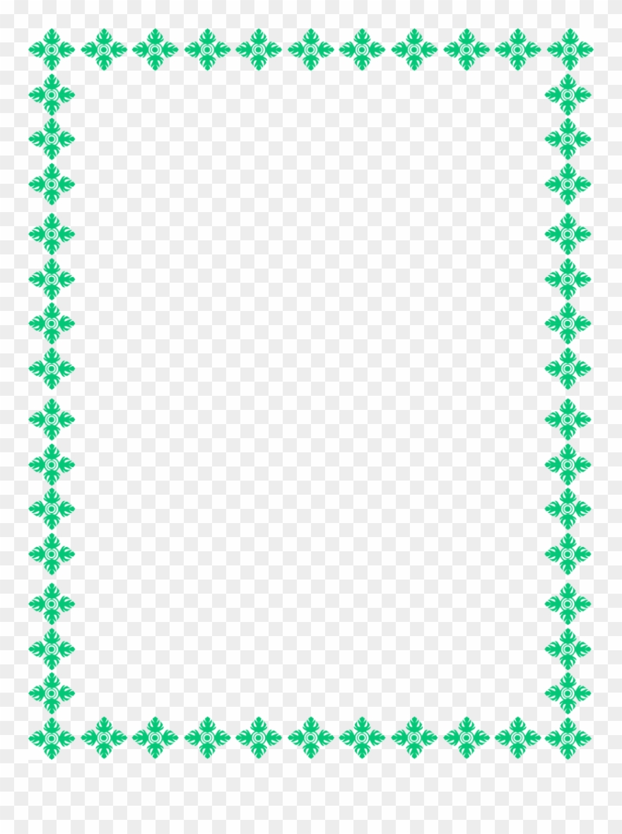 Border Teal Transparent Background Clipart Clip Art - Border Clipart Transparent Background - Png Download