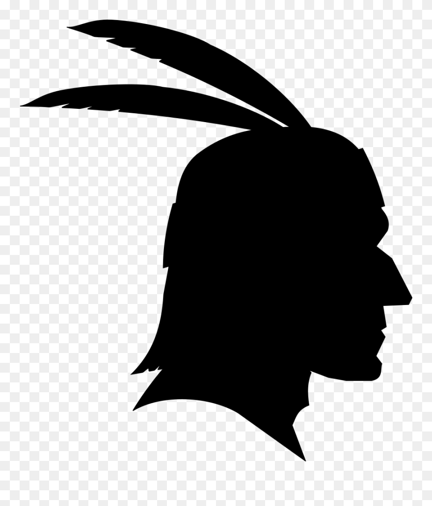 Native American Clipart Silhouette - Png Download