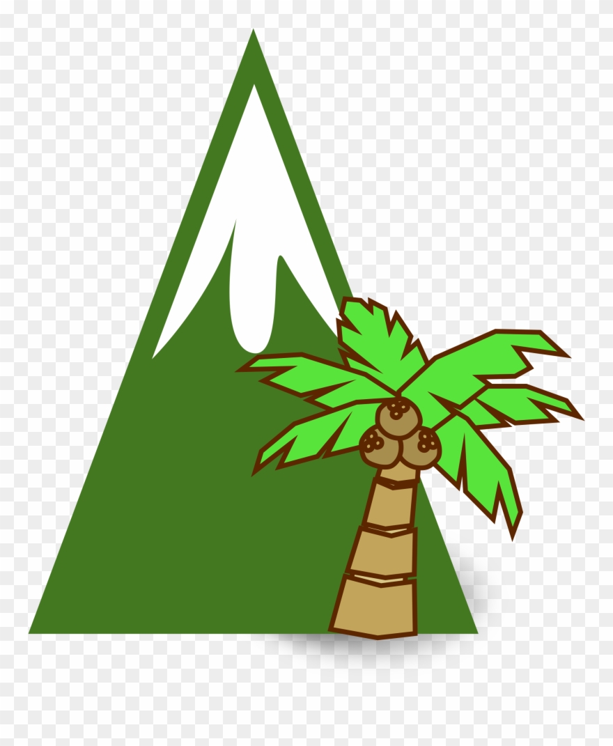Big Image - Mountain Jungle Clipart - Png Download