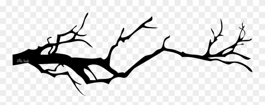 Tree - Creepy Tree Branch Silhouette Clipart
