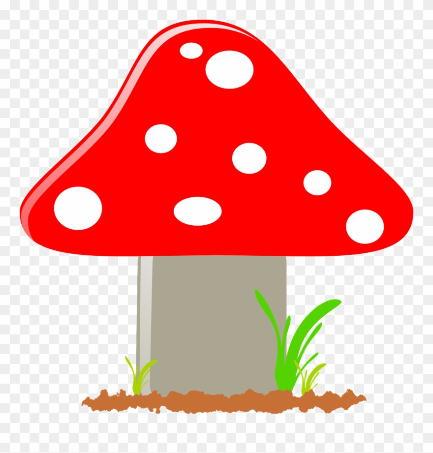 Orange Mushroom Clipart, Vector Clip Art Online, Royalty - Small Mushroom Clipart - Png Download