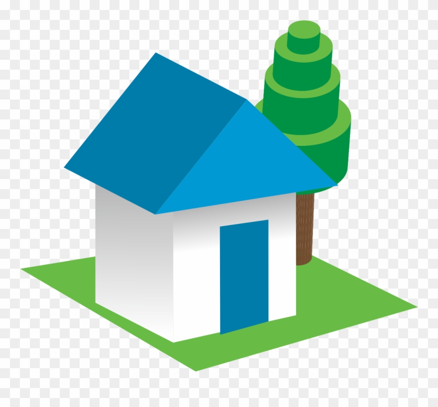 3d House Clip Art - Clipart Of 3d Buildings - Png Download
