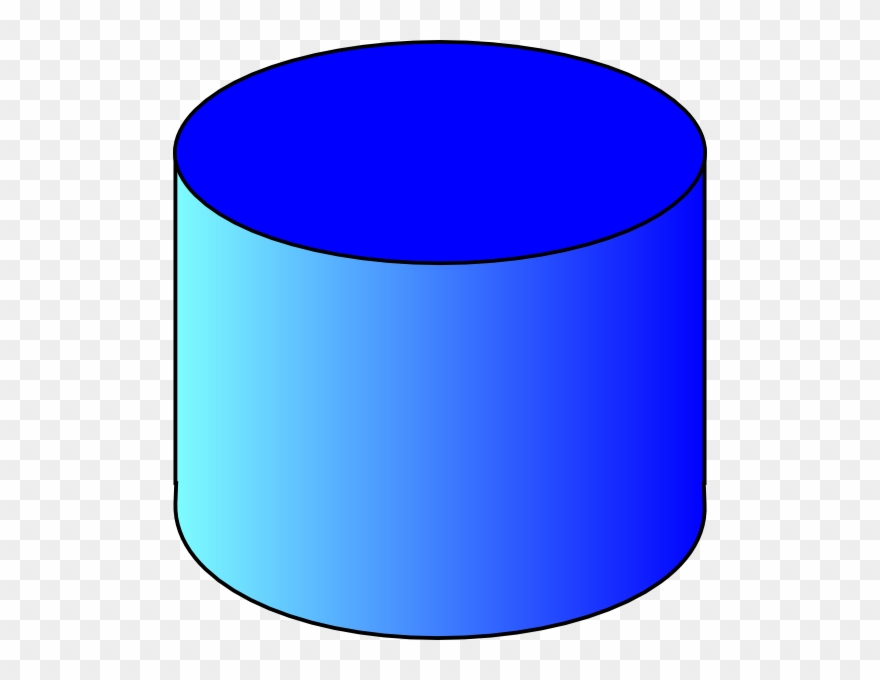 Clip Art Free Stock 3d Shapes Clipart - Cylinder 3d Shape Clipart - Png Download
