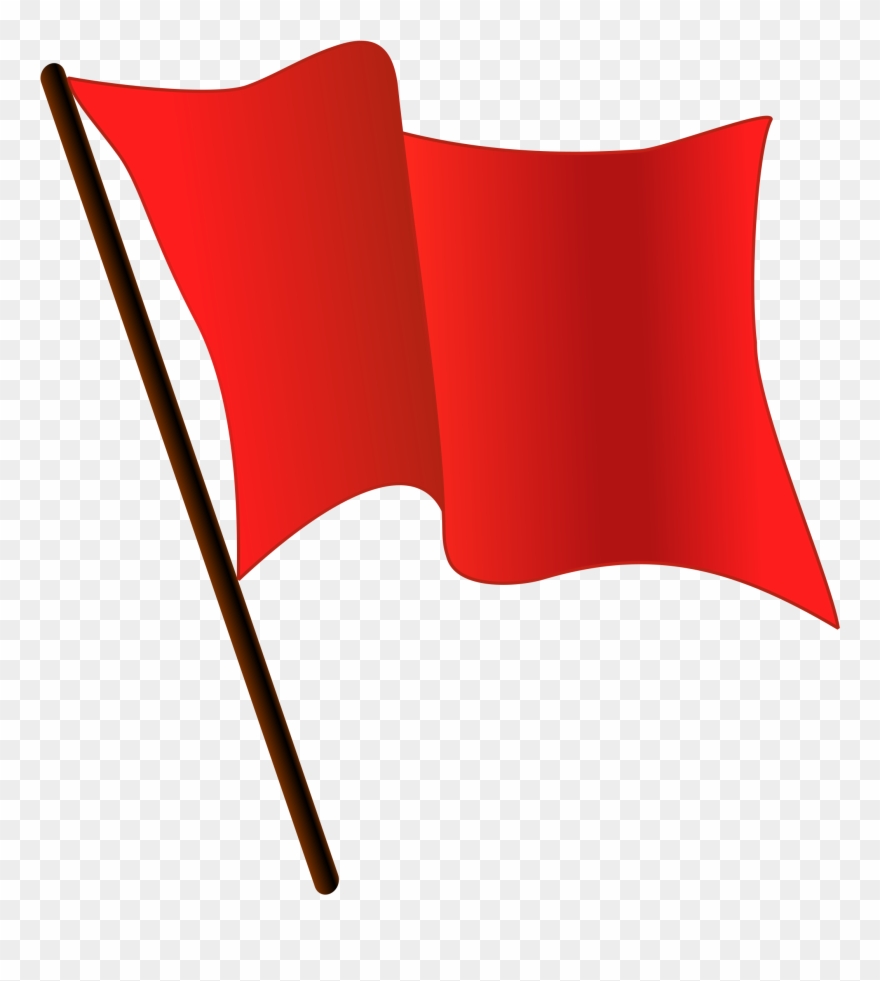 Flag Clip Art With Clear Background For Kids - Red Flag Clip Art Png Transparent Png