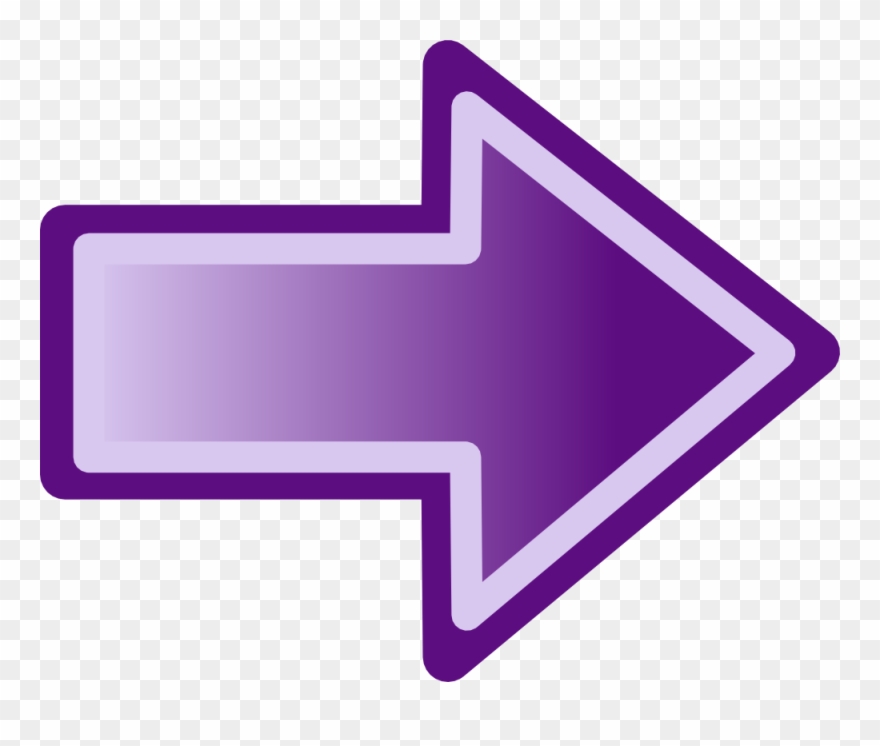 Back - Big Purple Arrow Clipart