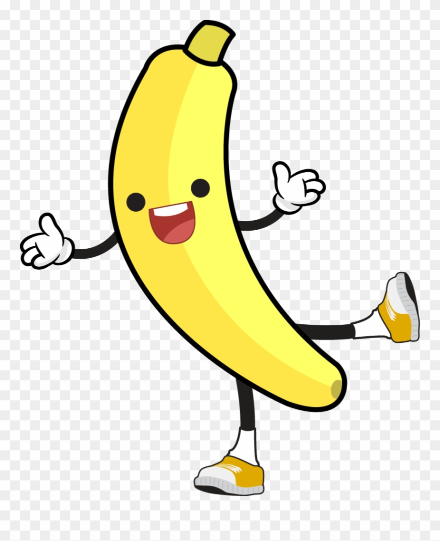 Banana - Free - Banana Face Clip Art - Png Download