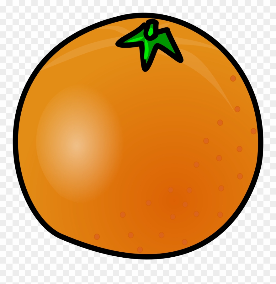Similar Cliparts - - Animated Picture Of An Orange - Png Download