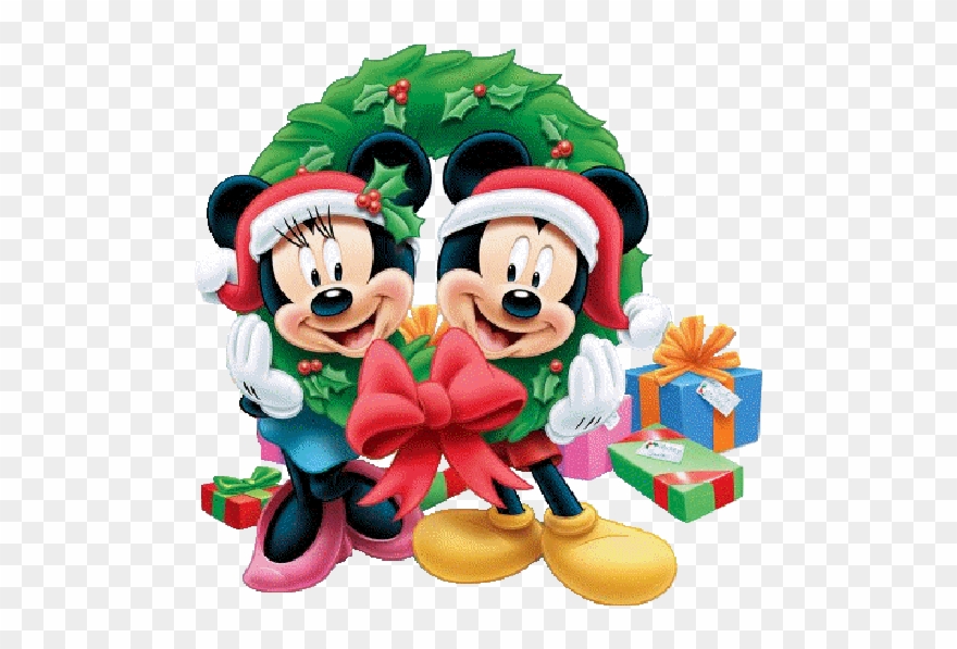 Mickey Mouse And Friends Xmas Clip Art Images On A - Mickey Mouse Christmas - Png Download