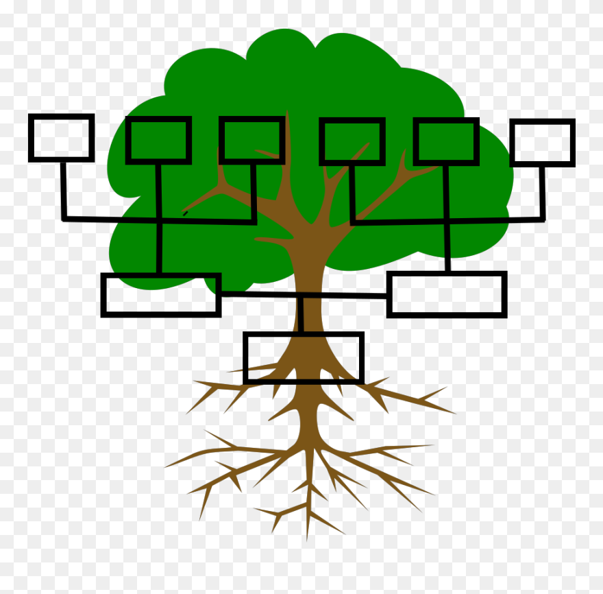 Free Family Tree Clipart Image - Tree Clip Art - Png Download