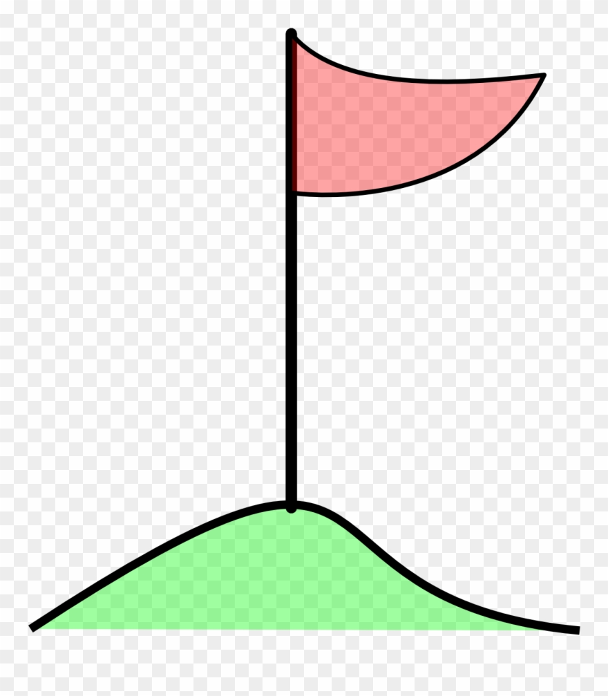 Golf Flag Clip Art Free Clipart Images - Draw A Golf Flag - Png Download