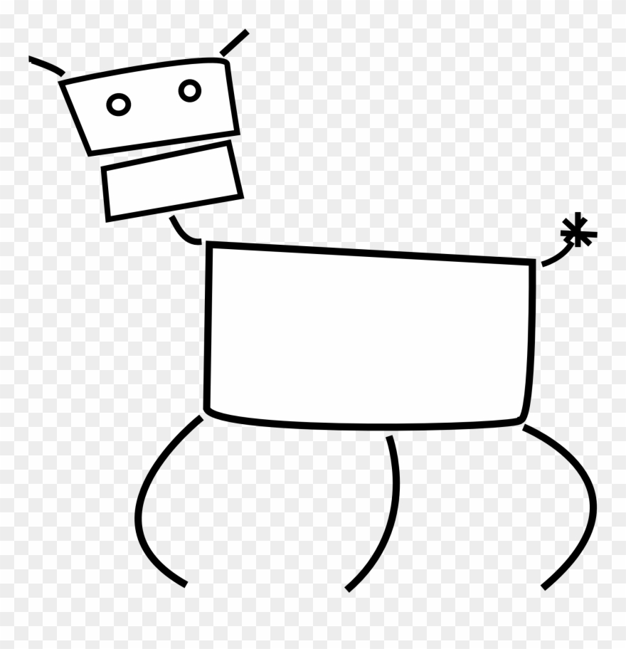 Dog Black And White Black And White Picture Of A Dog - Sketsa Gambar Hewan Clipart